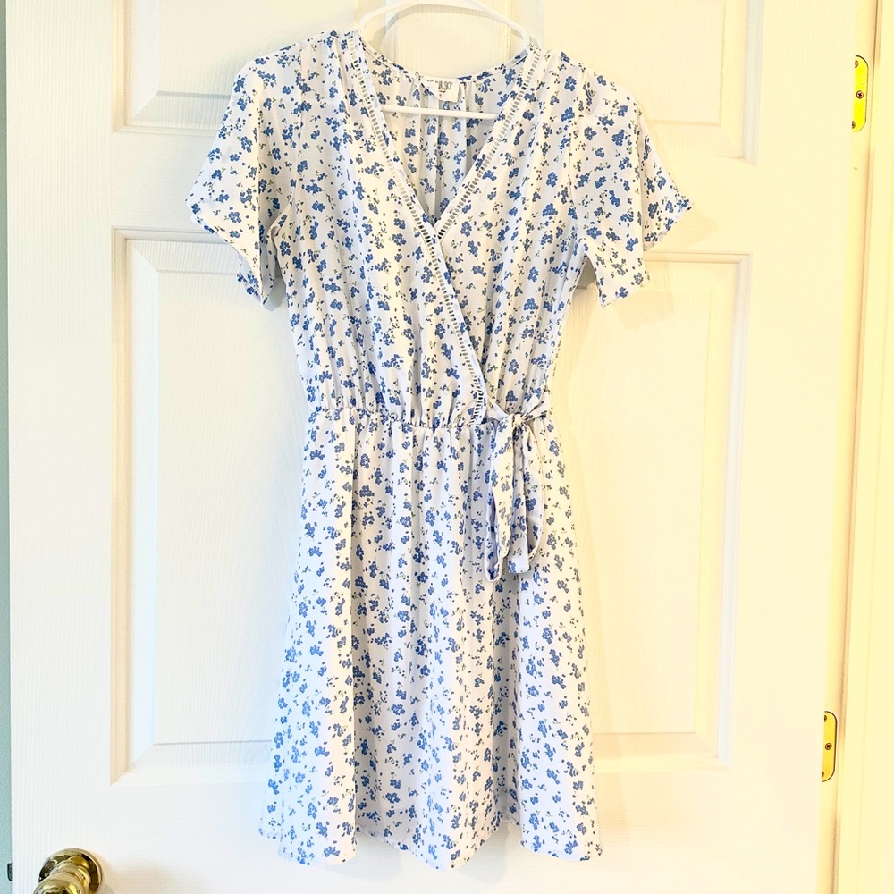2/$20: Faux Wrap Floral Dress